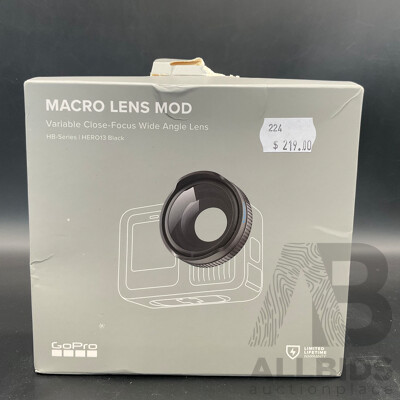 GO PRO Macro Lens Mod for HERO13