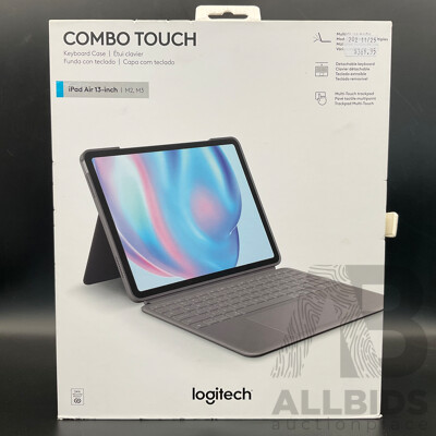 Logitech Combo Touch Detachable Keyboard Case for IPad Air 13-inch (M2/M3)