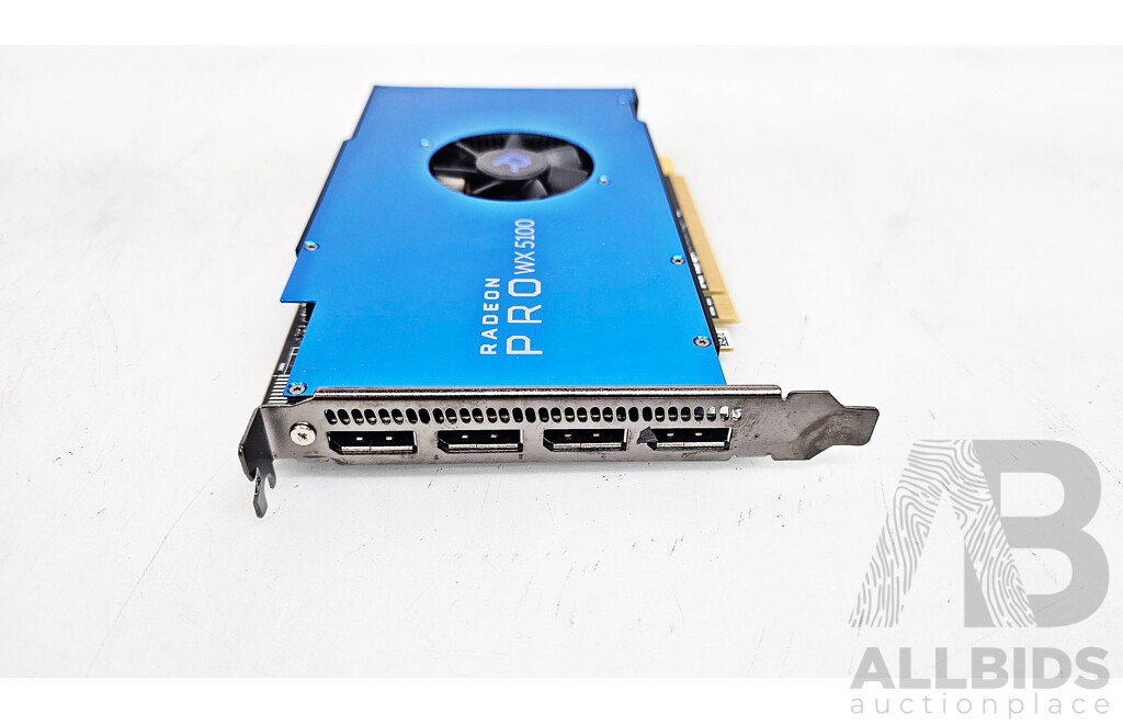 AMD Radeon Pro WX 5100 8GB GDDR5 Graphics Card - Lot of Two