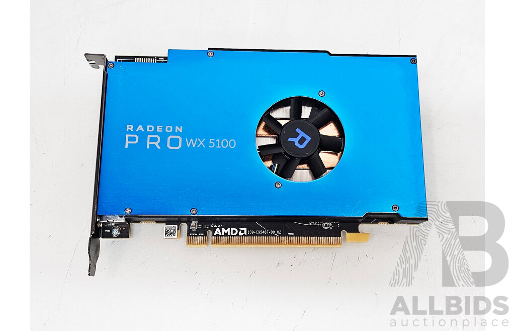 AMD Radeon Pro WX 5100 8GB GDDR5 Graphics Card - Lot of Two
