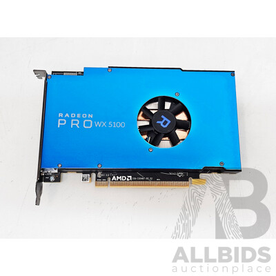 AMD Radeon Pro WX 5100 8GB GDDR5 Graphics Card - Lot of Two