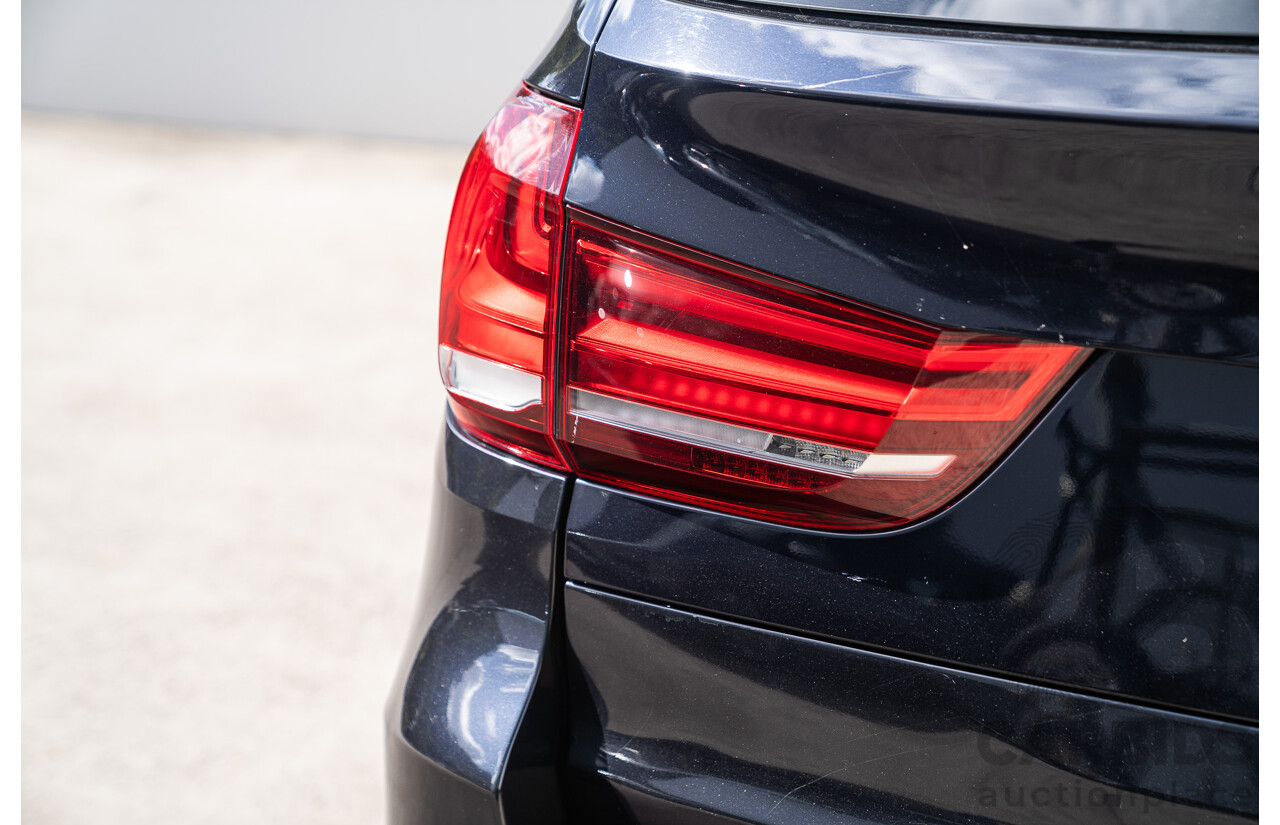 05/2015 BMW X5 Xdrive 50i M-Sport Pack (AWD) F15 MY15 4d Wagon Carbon Black Metallic Twin Turbo V8 4.4L