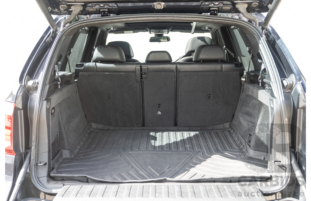 05/2015 BMW X5 Xdrive 50i M-Sport Pack (AWD) F15 MY15 4d Wagon Carbon Black Metallic Twin Turbo V8 4.4L
