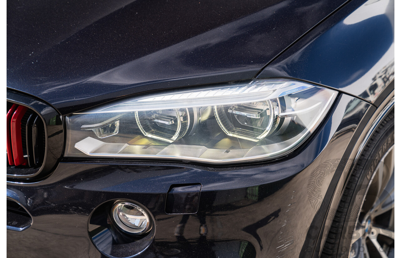 05/2015 BMW X5 Xdrive 50i M-Sport Pack (AWD) F15 MY15 4d Wagon Carbon Black Metallic Twin Turbo V8 4.4L