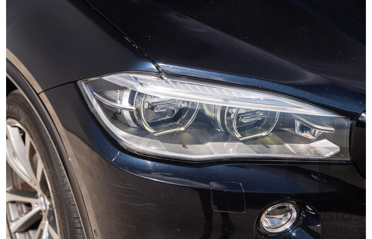 05/2015 BMW X5 Xdrive 50i M-Sport Pack (AWD) F15 MY15 4d Wagon Carbon Black Metallic Twin Turbo V8 4.4L
