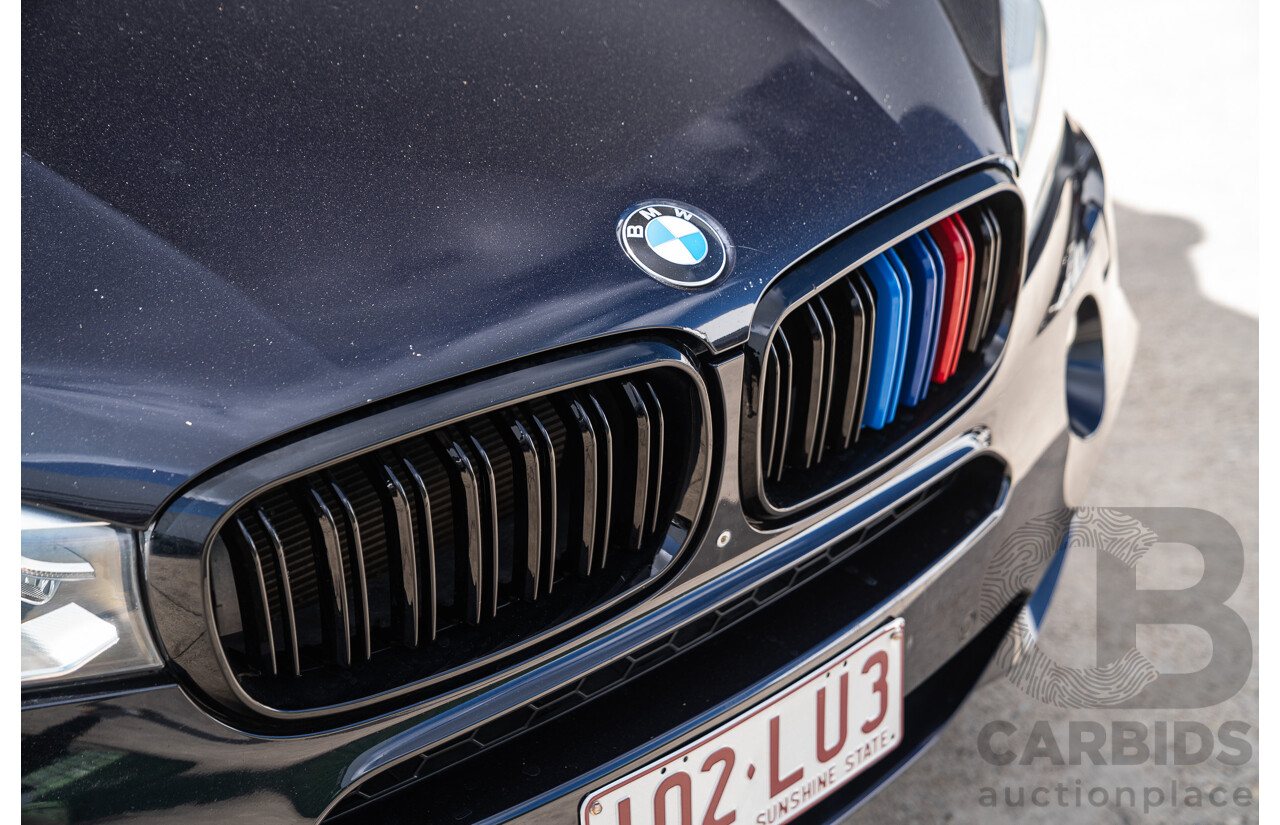 05/2015 BMW X5 Xdrive 50i M-Sport Pack (AWD) F15 MY15 4d Wagon Carbon Black Metallic Twin Turbo V8 4.4L