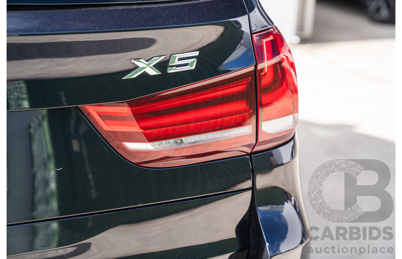 05/2015 BMW X5 Xdrive 50i M-Sport Pack (AWD) F15 MY15 4d Wagon Carbon Black Metallic Twin Turbo V8 4.4L