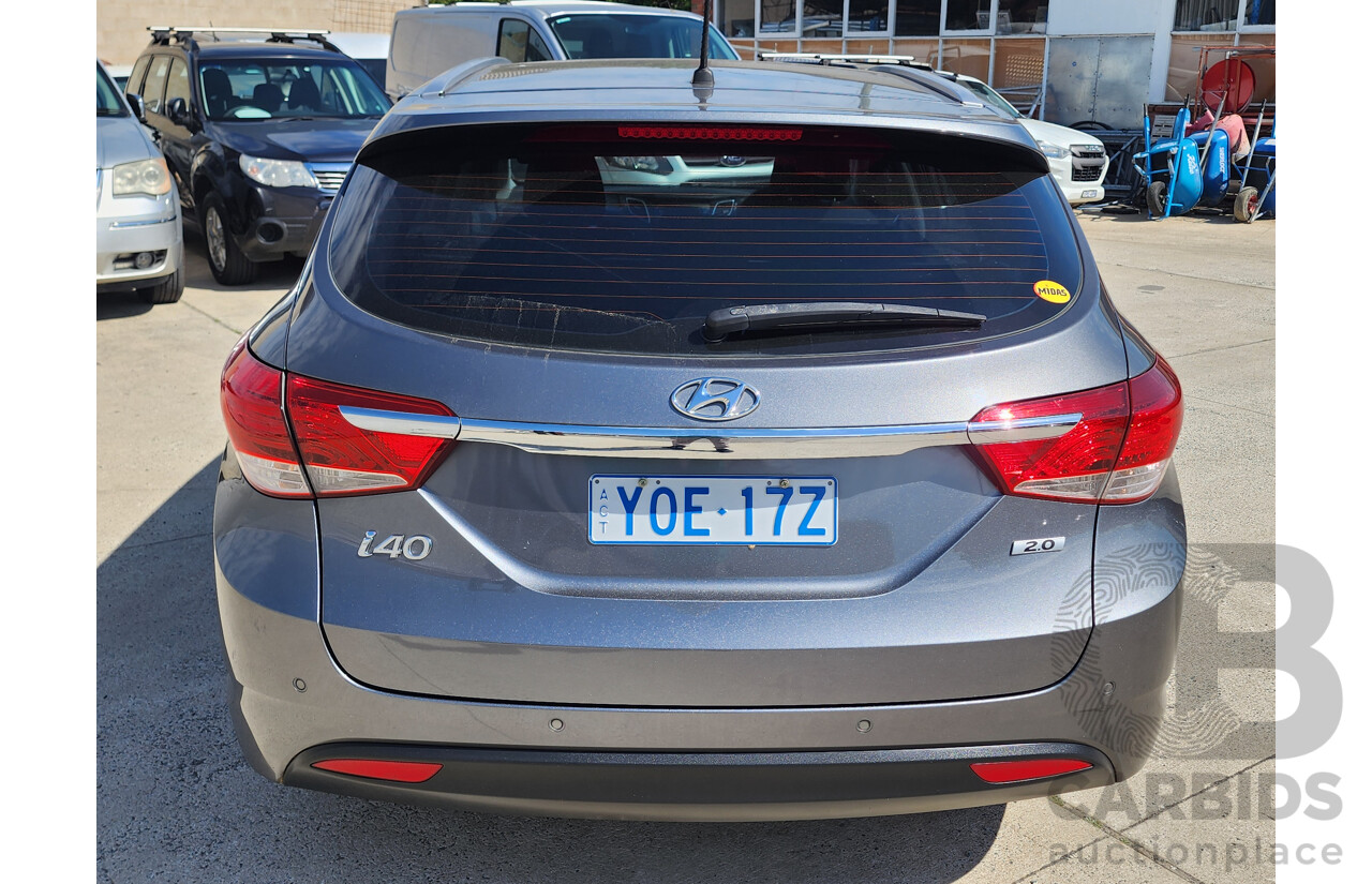 07/2014 Hyundai i40 Active VF 2 4d Wagon Grey 2.0L