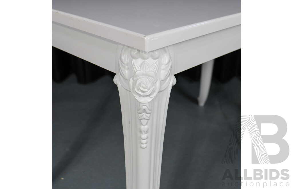 High Gloss White Dining Table