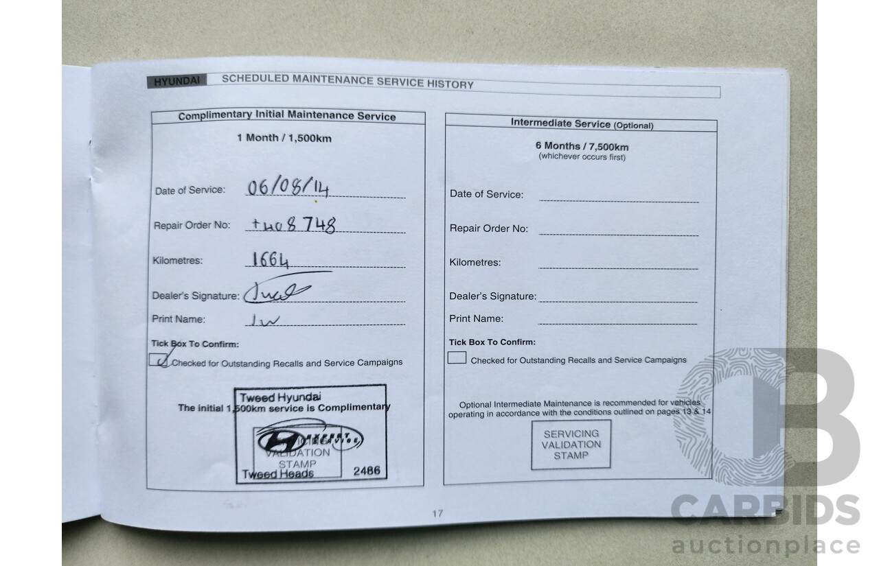 06/2014 Hyundai Ix35 Trophy (fwd) LM SERIES II 4d Wagon White 2.0L