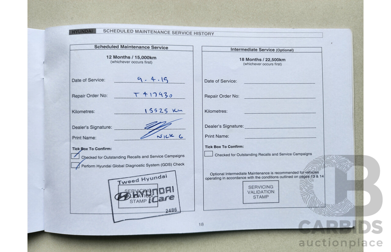 06/2014 Hyundai Ix35 Trophy (fwd) LM SERIES II 4d Wagon White 2.0L