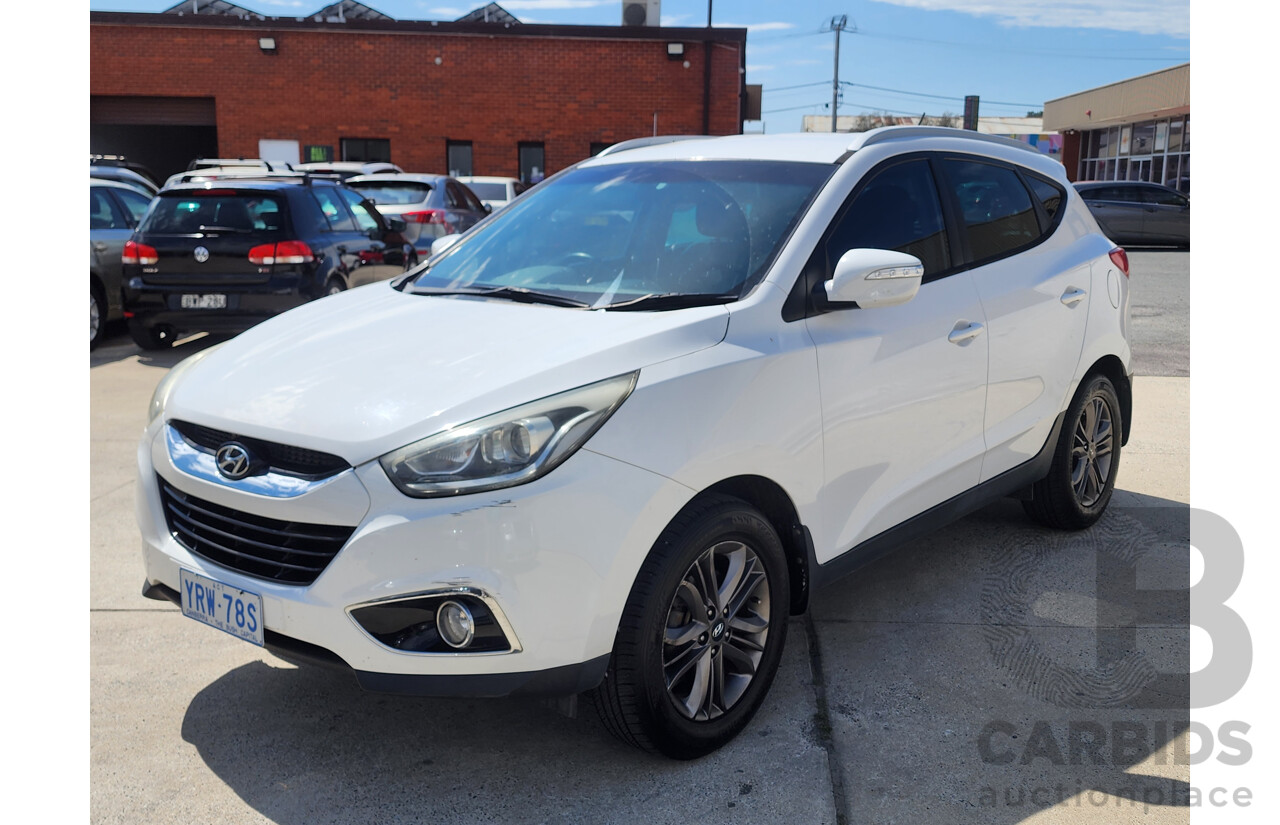 06/2014 Hyundai Ix35 Trophy (fwd) LM SERIES II 4d Wagon White 2.0L