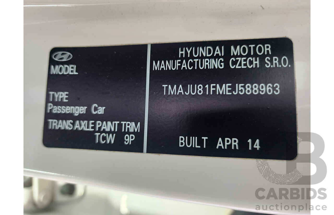 06/2014 Hyundai Ix35 Trophy (fwd) LM SERIES II 4d Wagon White 2.0L