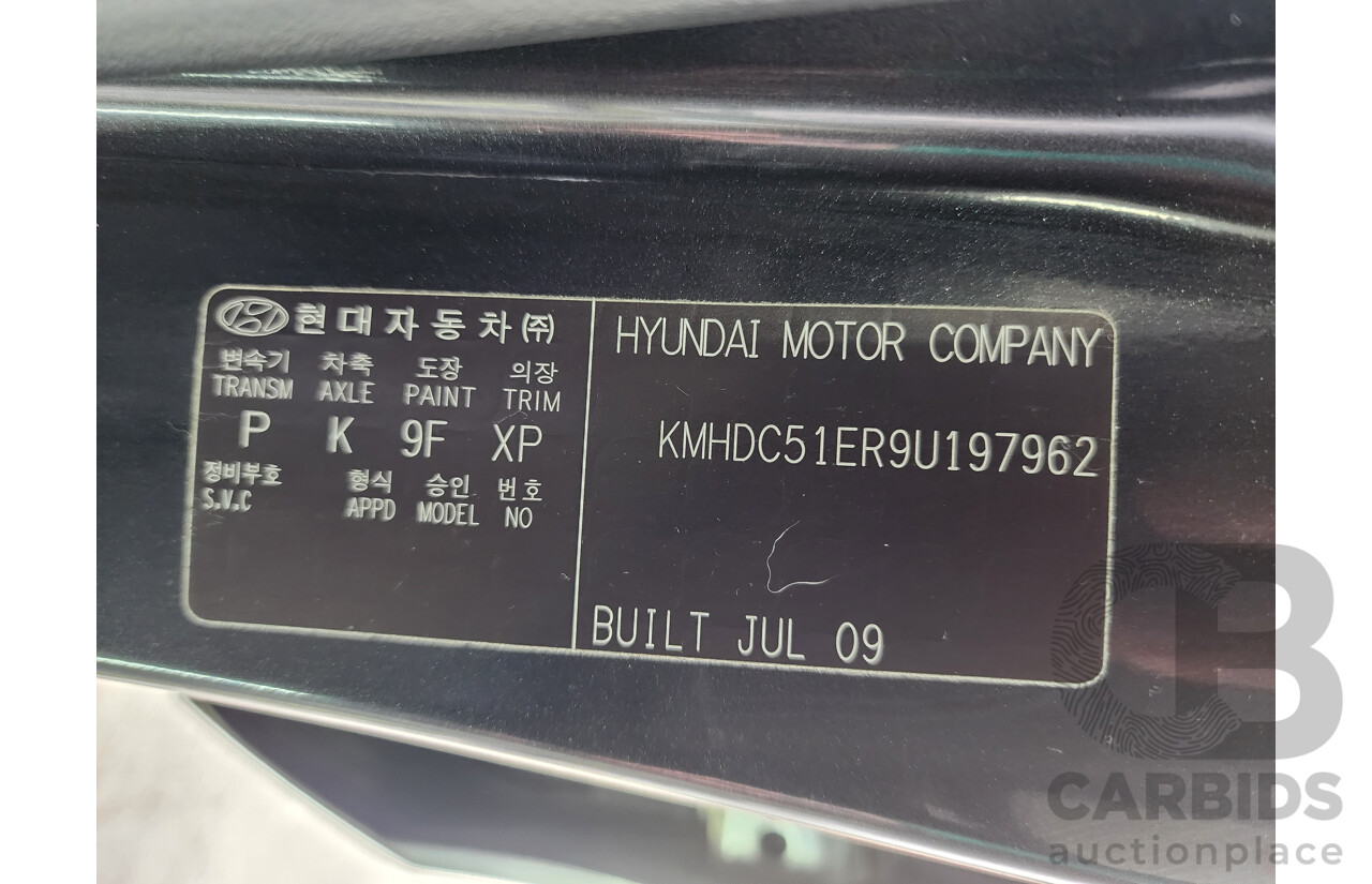 07/2009 Hyundai i30 SLX FD MY09 5d Hatchback Black 2.0L