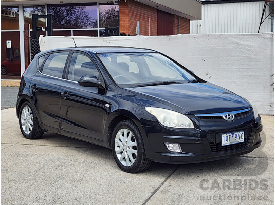 07/2009 Hyundai i30 SLX FD MY09 5d Hatchback Black 2.0L