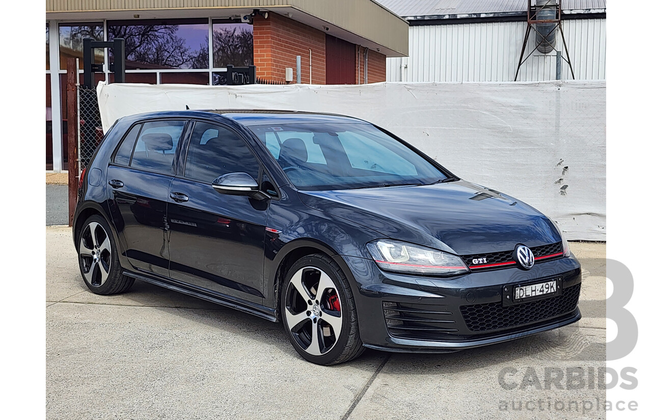 12/2016 Volkswagen Golf GTi AU MY17 5d Hatchback Grey 2.0L