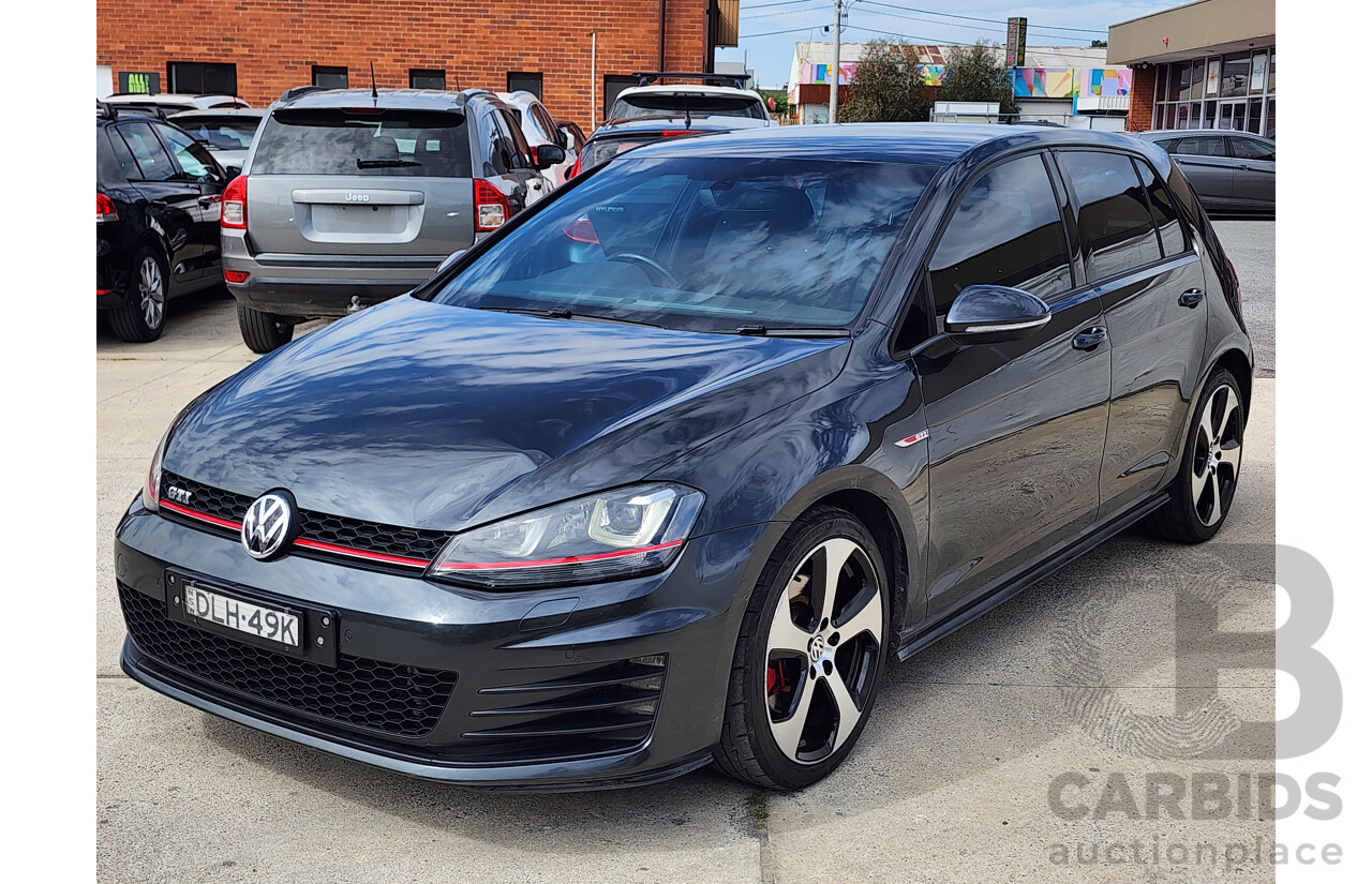 12/2016 Volkswagen Golf GTi AU MY17 5d Hatchback Grey 2.0L