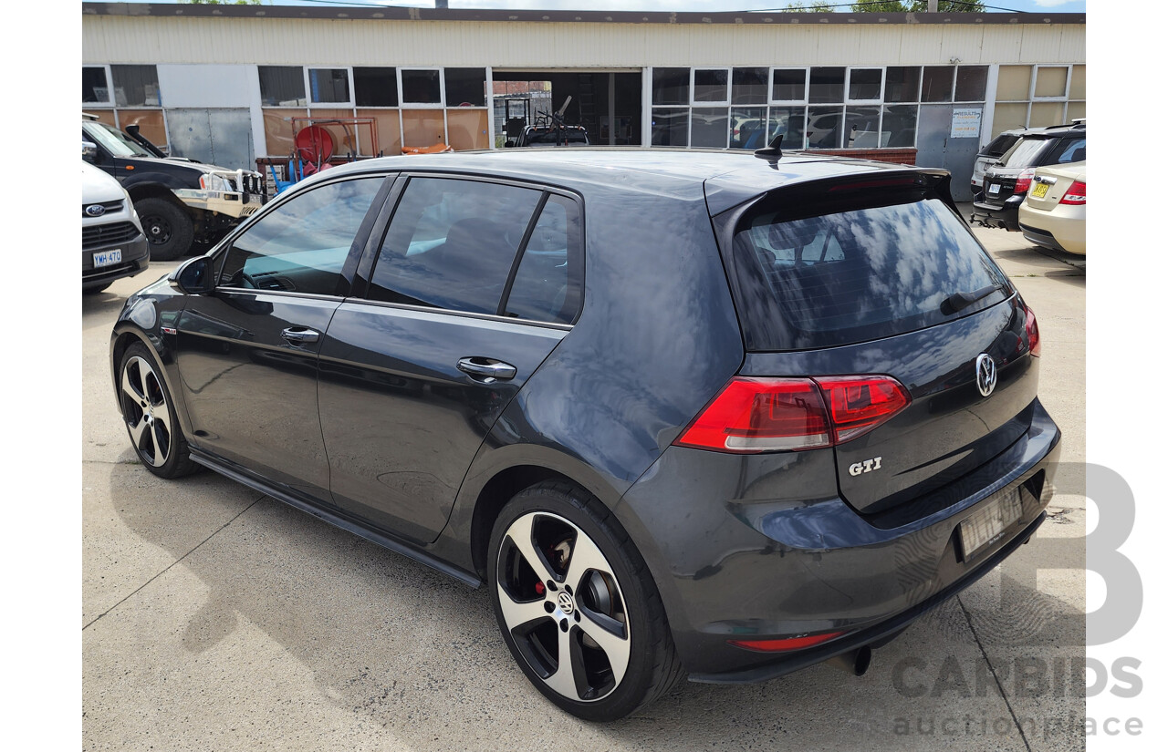 12/2016 Volkswagen Golf GTi AU MY17 5d Hatchback Grey 2.0L