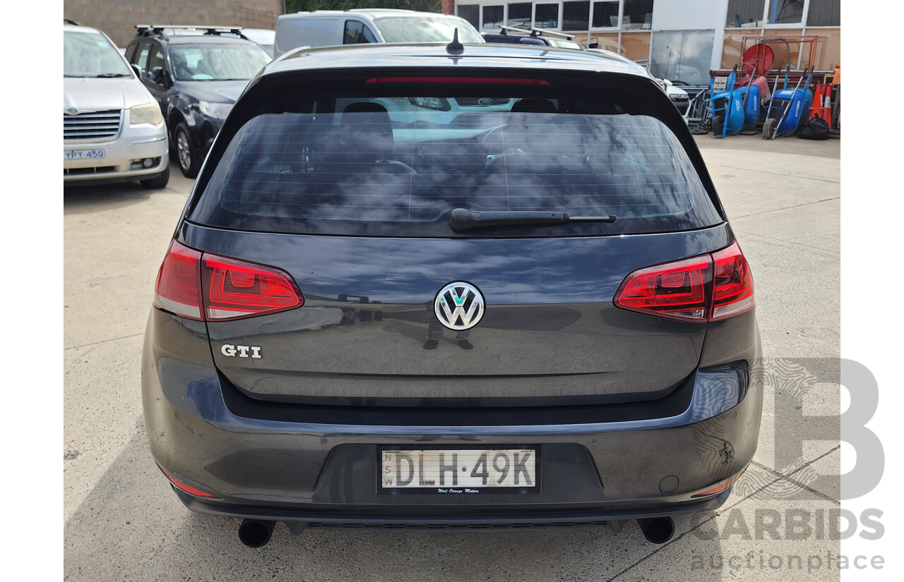 12/2016 Volkswagen Golf GTi AU MY17 5d Hatchback Grey 2.0L