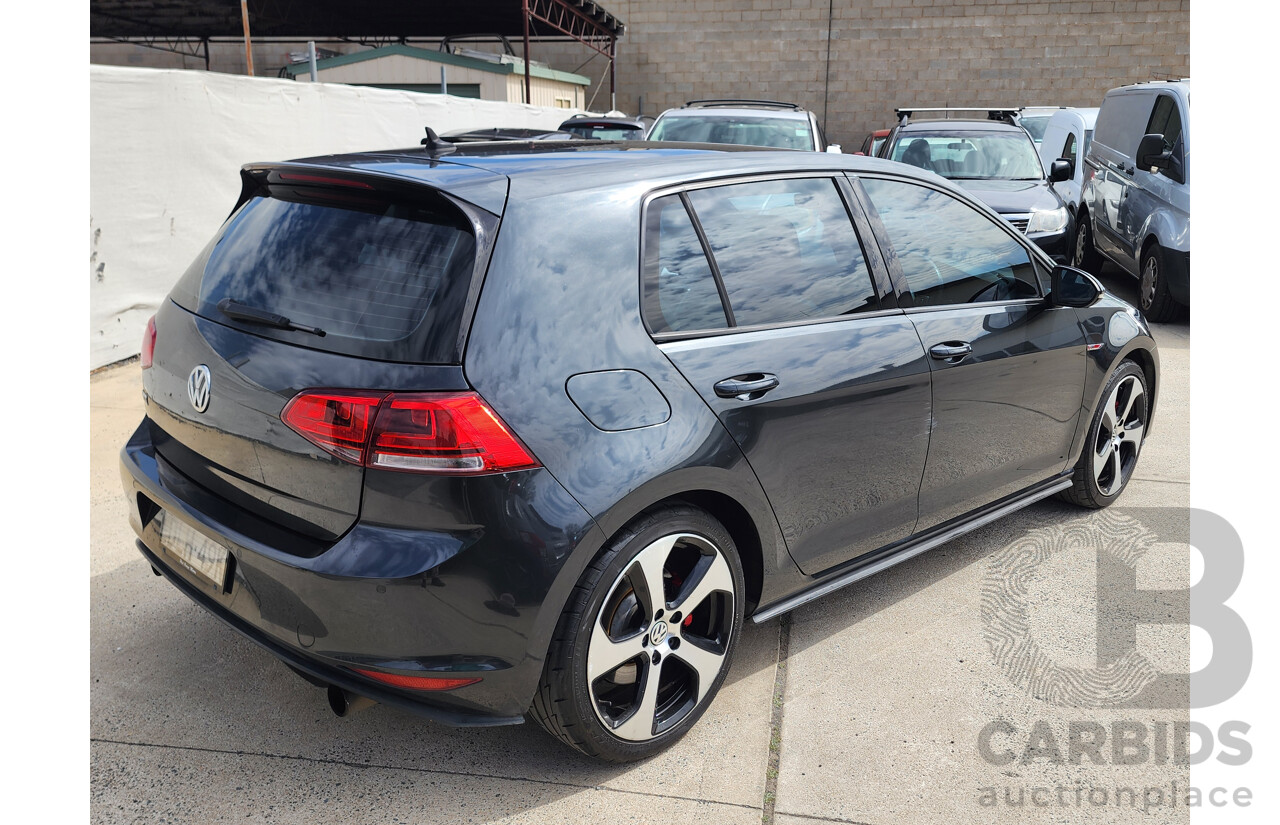 12/2016 Volkswagen Golf GTi AU MY17 5d Hatchback Grey 2.0L