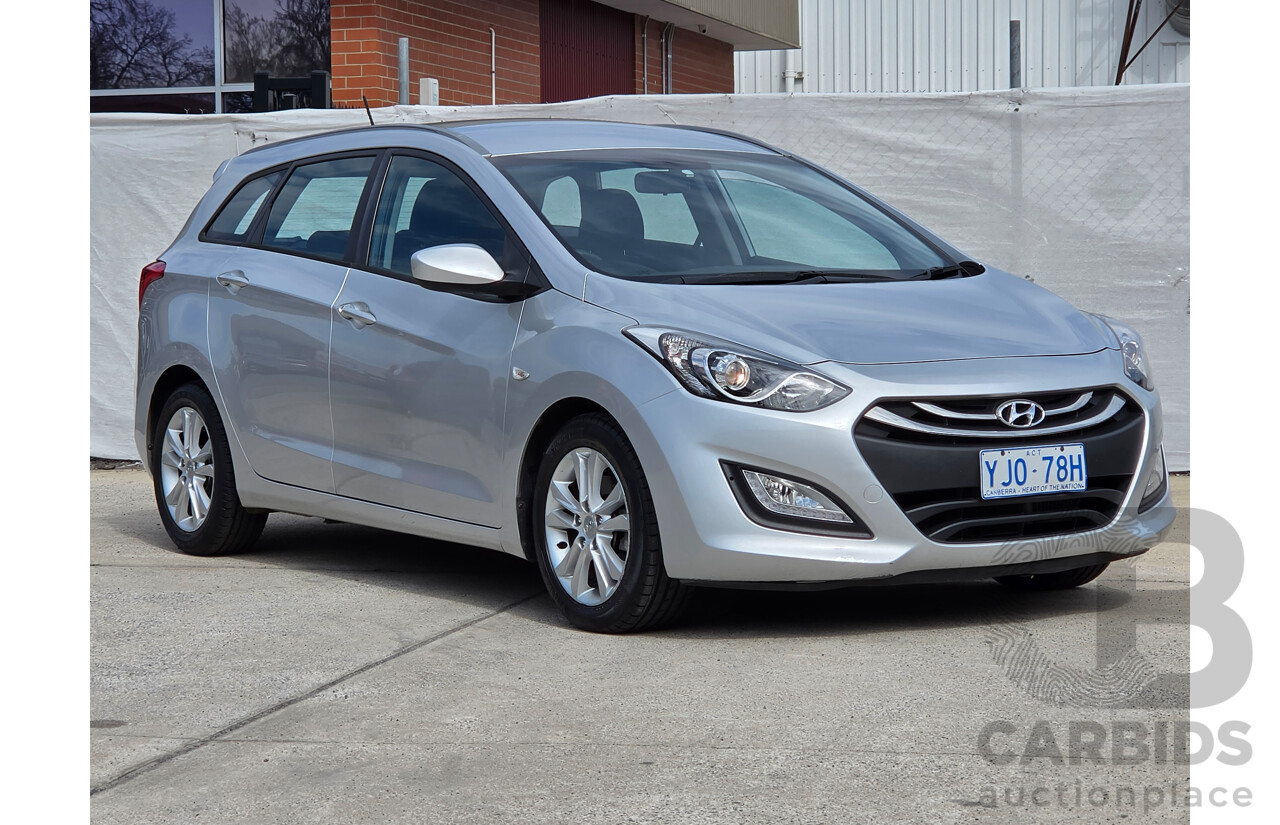 01/2014 Hyundai I30 Tourer Active 1.6 CRDi GD 4D Wagon Silver Turbo Diesel 1.6L