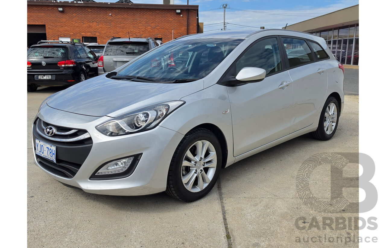 01/2014 Hyundai I30 Tourer Active 1.6 CRDi GD 4D Wagon Silver Turbo Diesel 1.6L