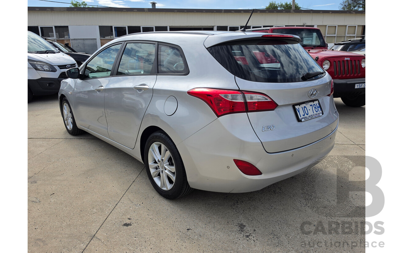 01/2014 Hyundai I30 Tourer Active 1.6 CRDi GD 4D Wagon Silver Turbo Diesel 1.6L