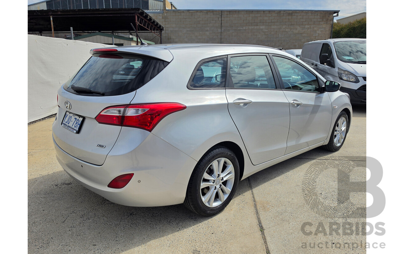 01/2014 Hyundai I30 Tourer Active 1.6 CRDi GD 4D Wagon Silver Turbo Diesel 1.6L