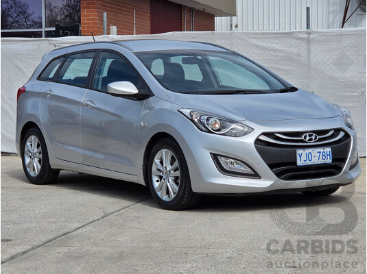 01/2014 Hyundai I30 Tourer Active 1.6 CRDi GD 4D Wagon Silver Turbo Diesel 1.6L