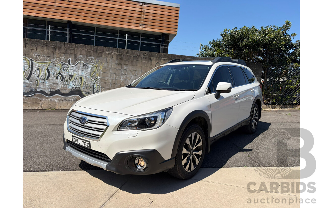 03/2018 Subaru Outback Premium (AWD) MY17 4d Turbo Diesel Wagon White 2.0L
