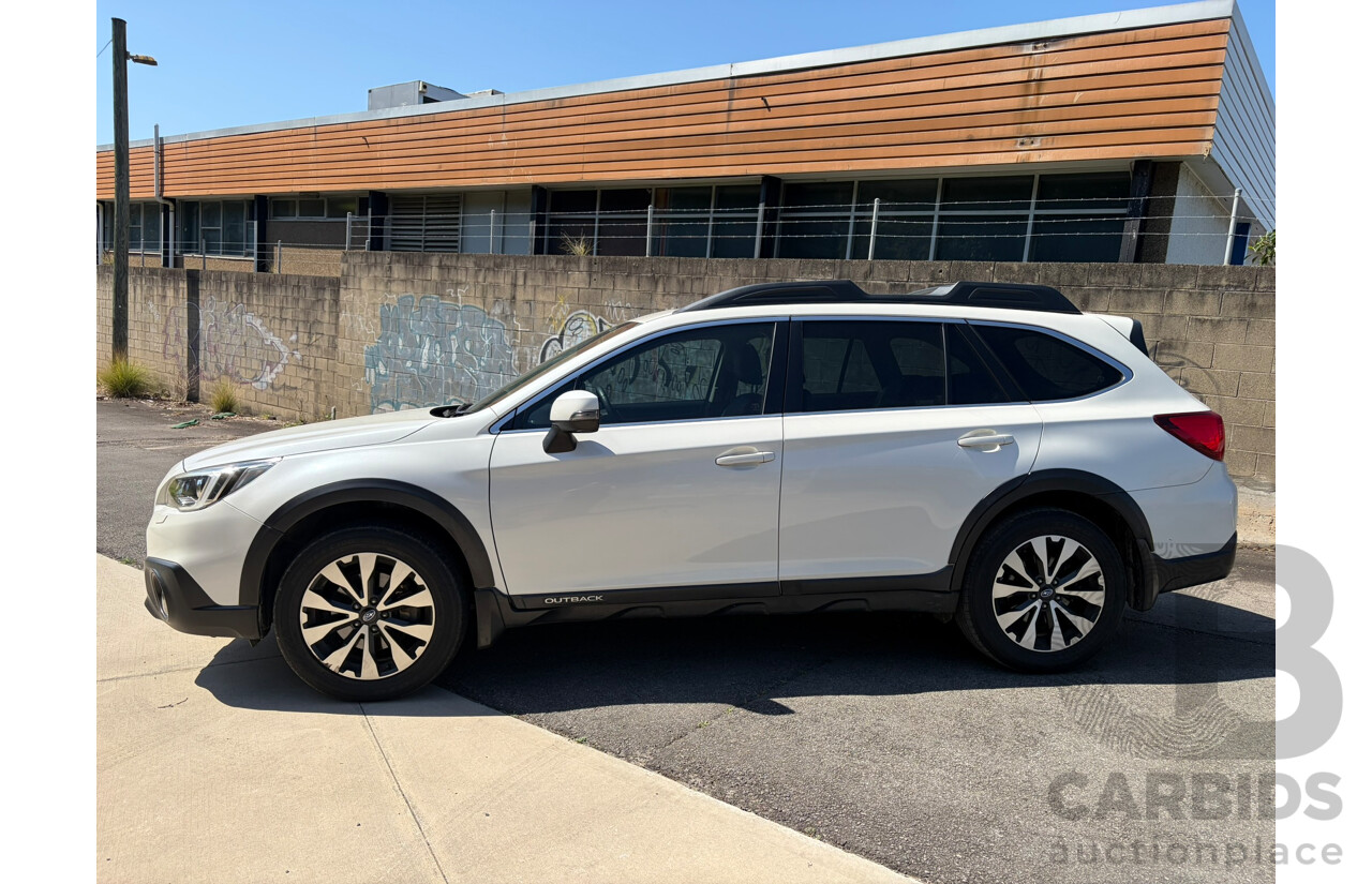 03/2018 Subaru Outback Premium (AWD) MY17 4d Turbo Diesel Wagon White 2.0L