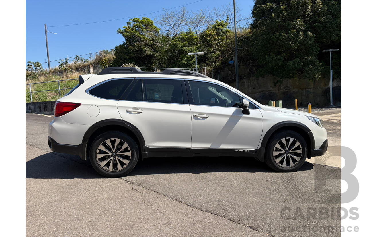 03/2018 Subaru Outback Premium (AWD) MY17 4d Turbo Diesel Wagon White 2.0L