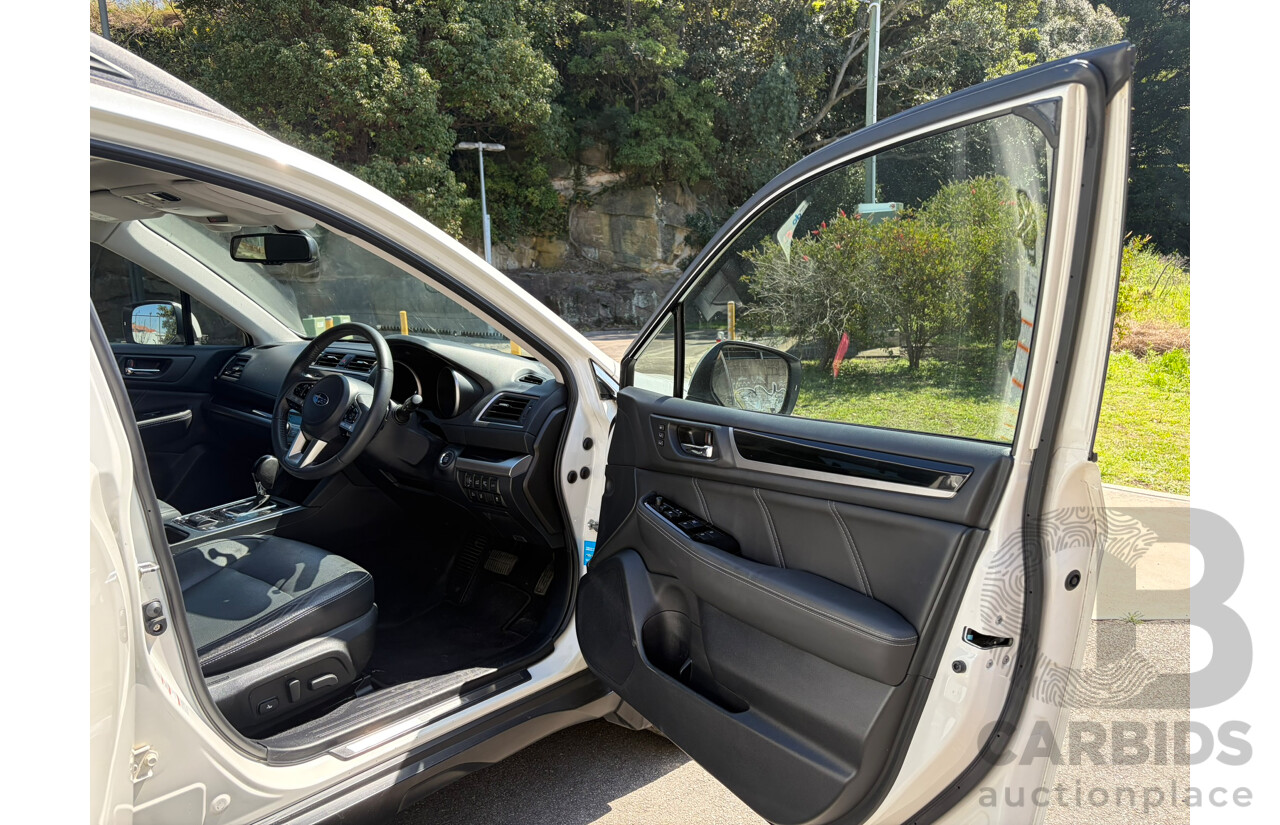03/2018 Subaru Outback Premium (AWD) MY17 4d Turbo Diesel Wagon White 2.0L
