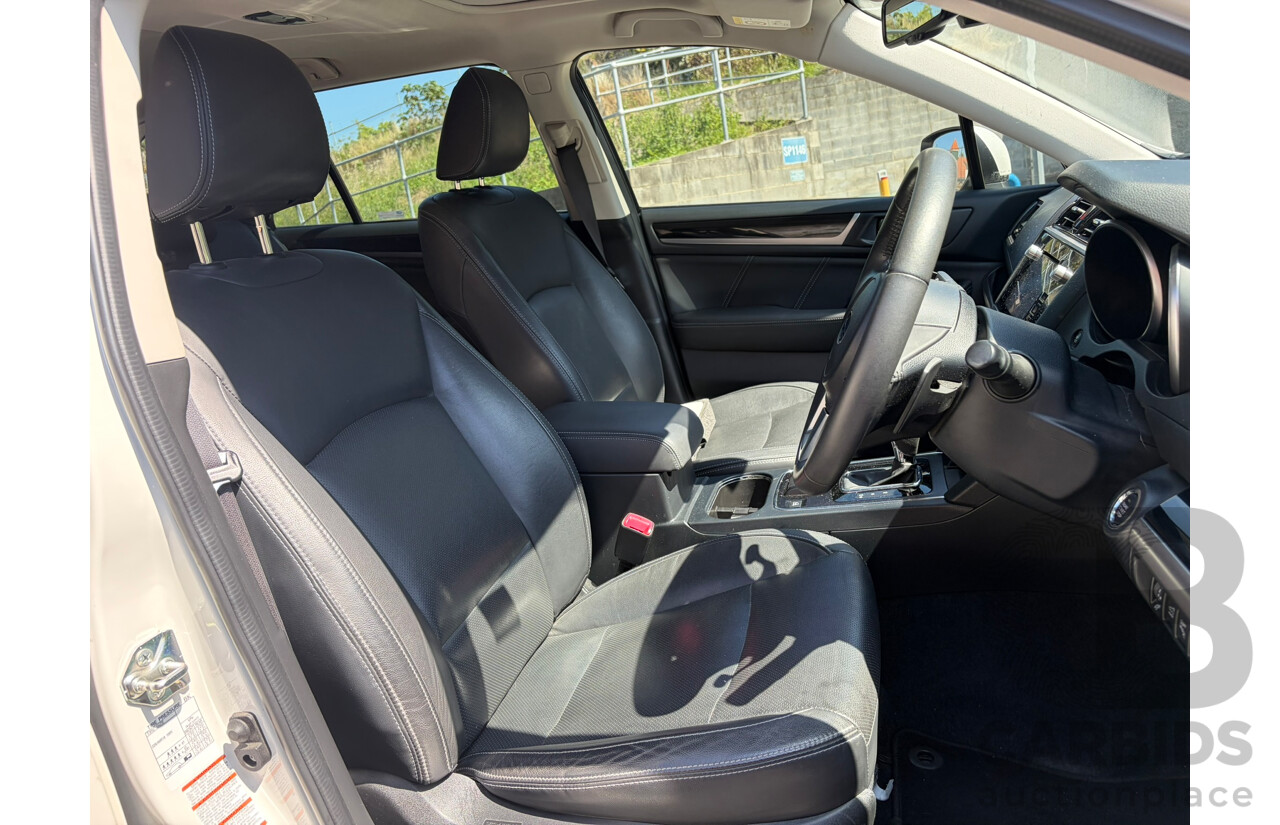 03/2018 Subaru Outback Premium (AWD) MY17 4d Turbo Diesel Wagon White 2.0L
