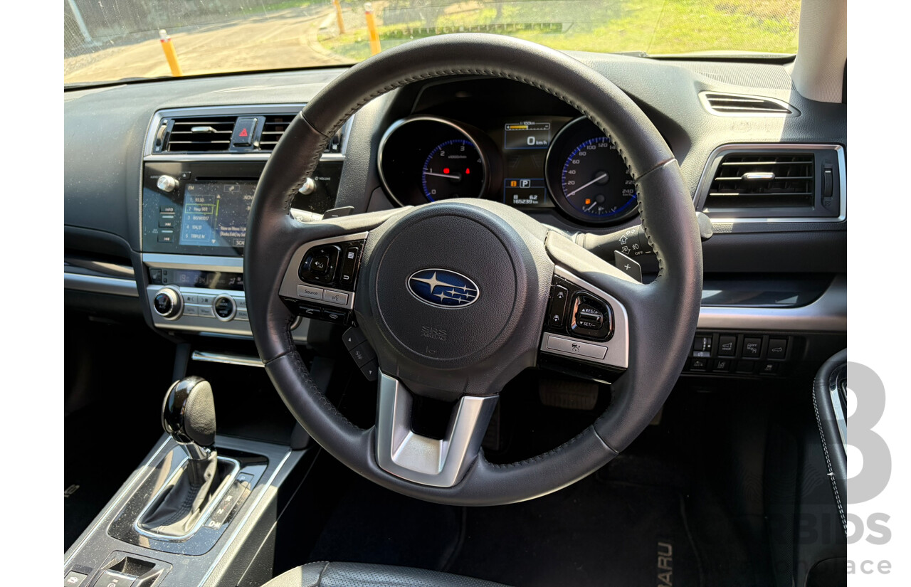 03/2018 Subaru Outback Premium (AWD) MY17 4d Turbo Diesel Wagon White 2.0L
