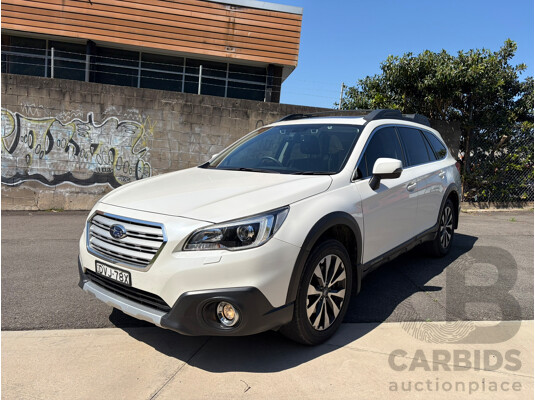 03/2018 Subaru Outback Premium (AWD) MY17 4d Turbo Diesel Wagon White 2.0L