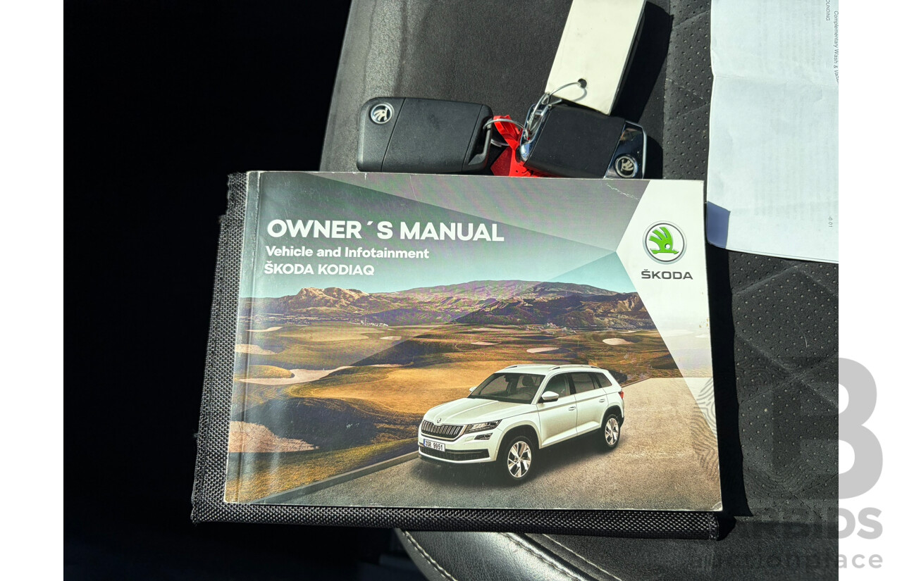 05/2019 Skoda Kodiaq 132TSI Sportline (4x4) NS MY19 4d Wagon Red 2.0L