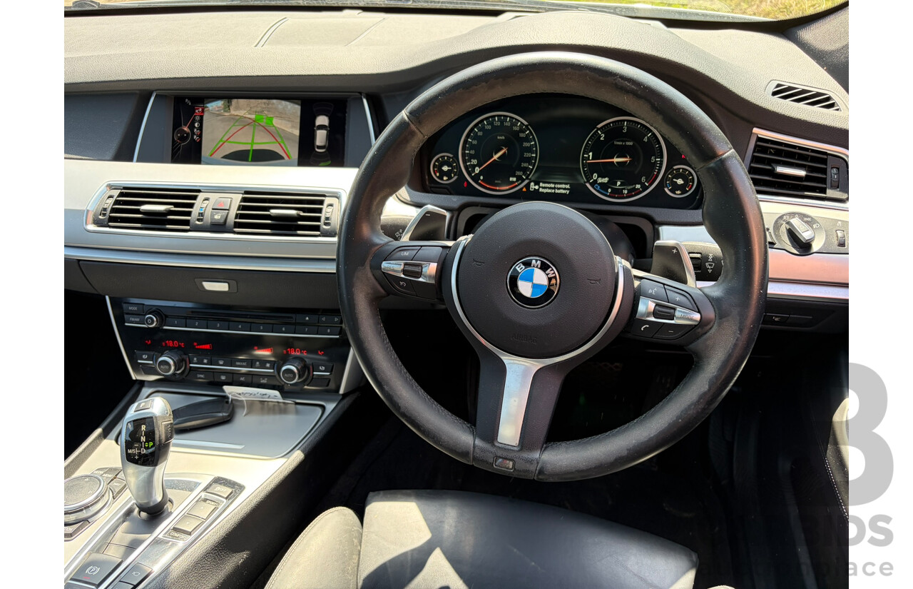 04/2016 BMW 5 20d GT Luxury Line (RWD) F07 MY15 4d Coupe Alpine White 2.0L