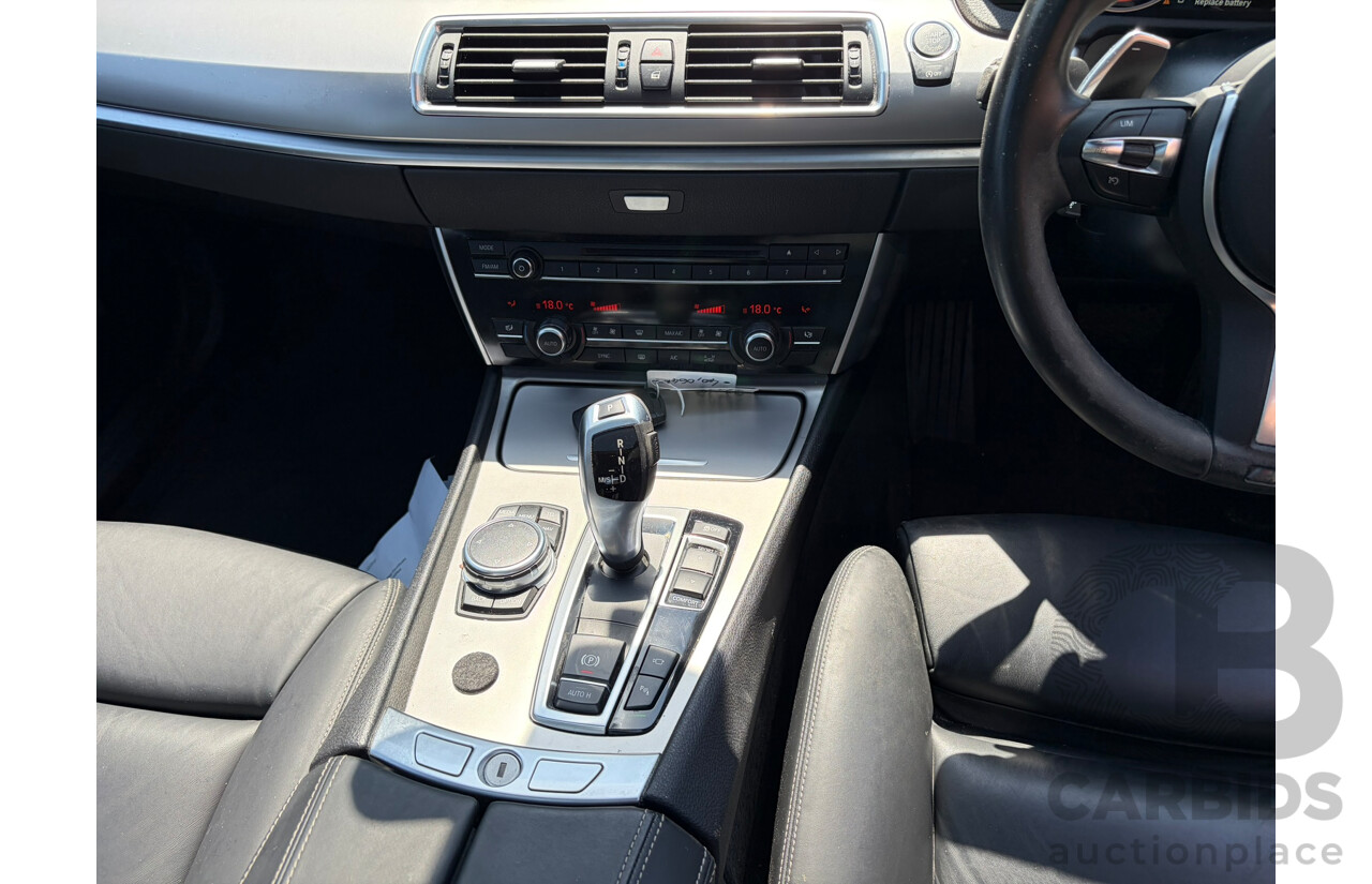 04/2016 BMW 5 20d GT Luxury Line (RWD) F07 MY15 4d Coupe Alpine White 2.0L