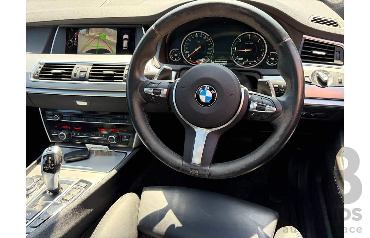 04/2016 BMW 5 20d GT Luxury Line (RWD) F07 MY15 4d Coupe Alpine White 2.0L