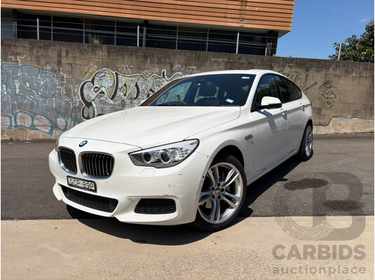 04/2016 BMW 5 20d GT Luxury Line (RWD) F07 MY15 4d Coupe Alpine White 2.0L