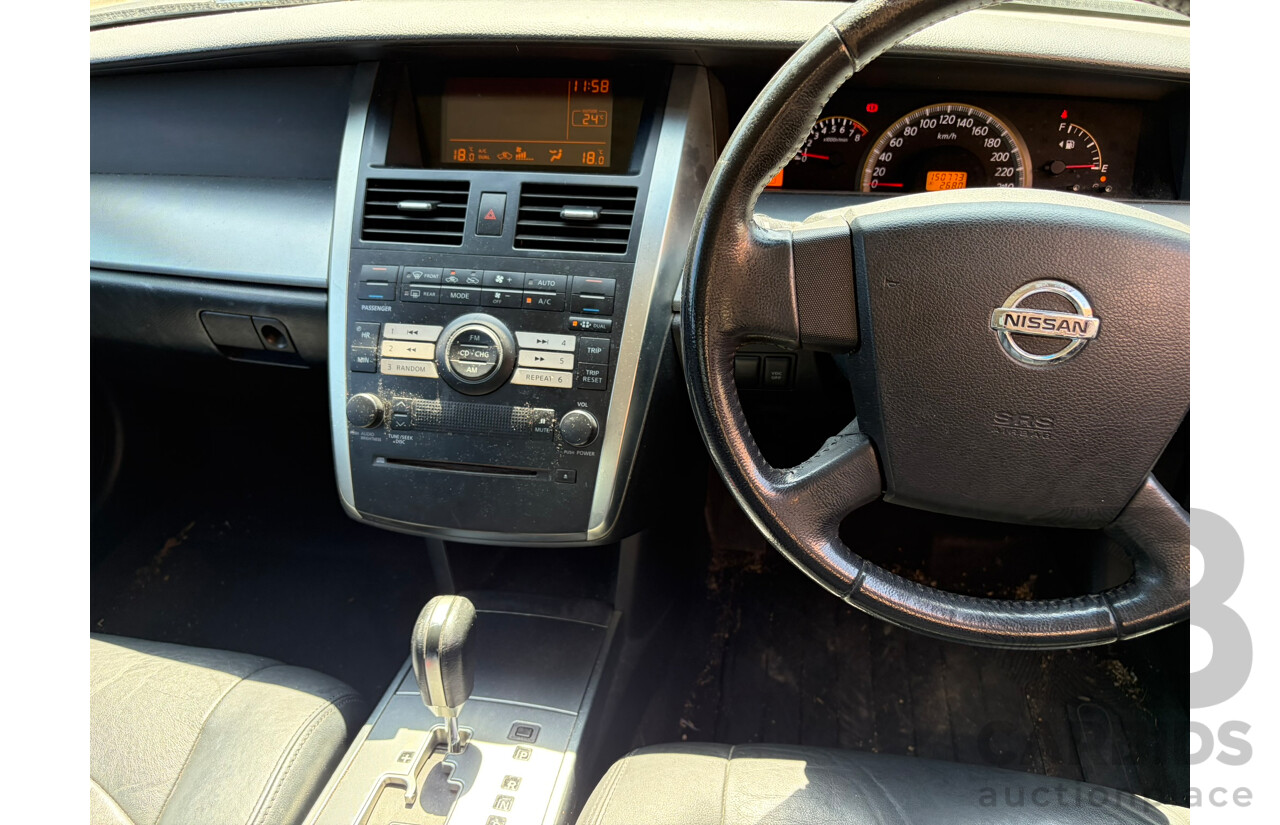 03/2009 Nissan Maxima ST-L J31 MY06 4d Sedan White 3.5L