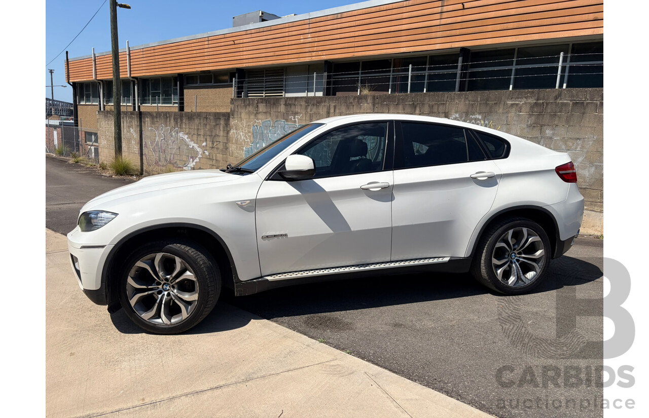 01/2013 BMW X6 xDRIVE30d (AWD) E71 MY12 4d Coupe White 3.0L