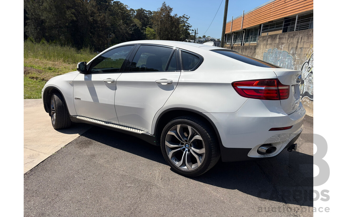 01/2013 BMW X6 xDRIVE30d (AWD) E71 MY12 4d Coupe White 3.0L