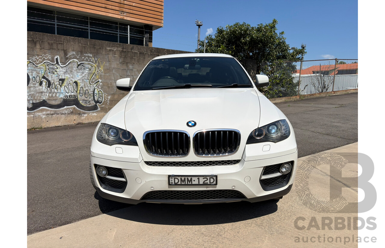 01/2013 BMW X6 xDRIVE30d (AWD) E71 MY12 4d Coupe White 3.0L
