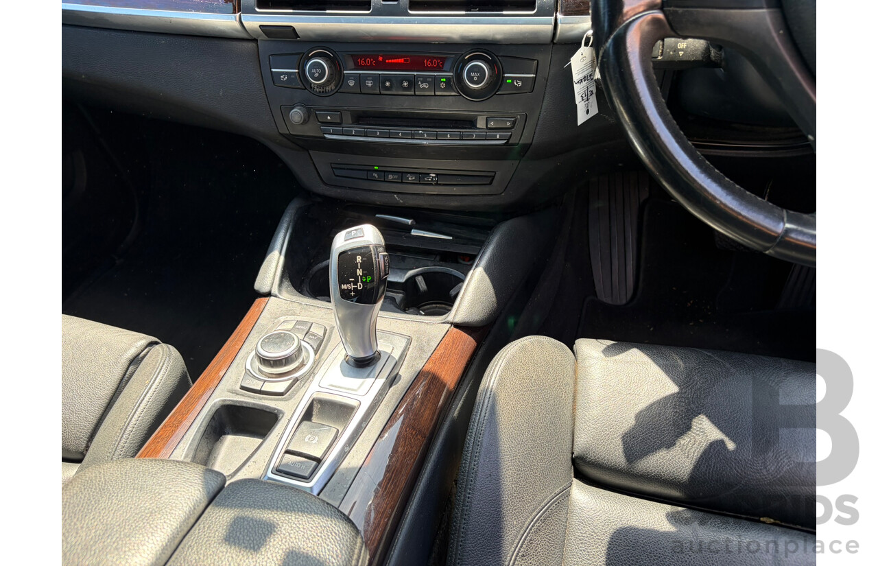 01/2013 BMW X6 xDRIVE30d (AWD) E71 MY12 4d Coupe White 3.0L