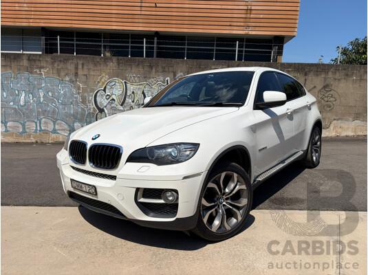 01/2013 BMW X6 xDRIVE30d (AWD) E71 MY12 4d Coupe White 3.0L