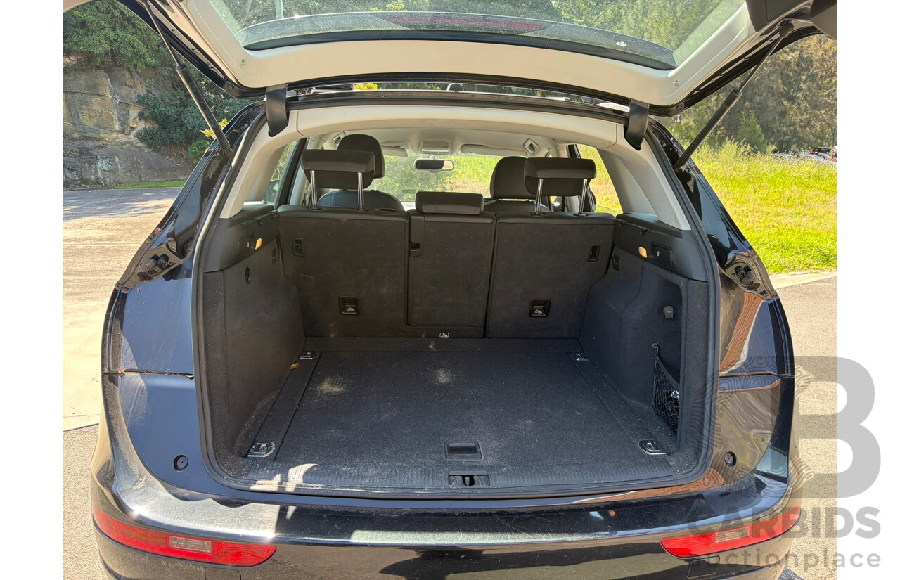 08/2013 Audi Q5 3.0 TDI QUATTRO (AWD) 8R MY14 4d Wagon Black 3.0L