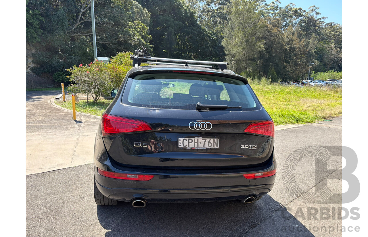 08/2013 Audi Q5 3.0 TDI QUATTRO (AWD) 8R MY14 4d Wagon Black 3.0L