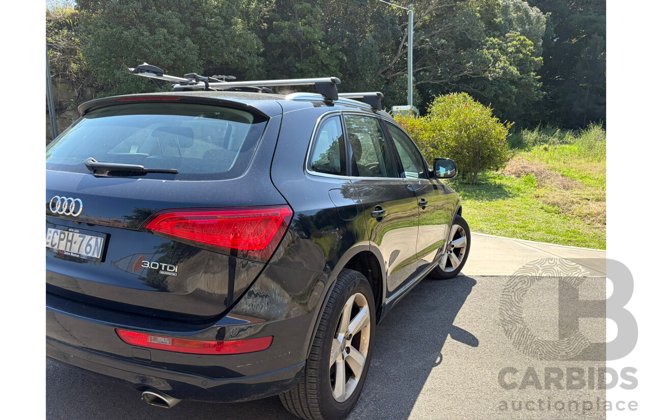 08/2013 Audi Q5 3.0 TDI QUATTRO (AWD) 8R MY14 4d Wagon Black 3.0L
